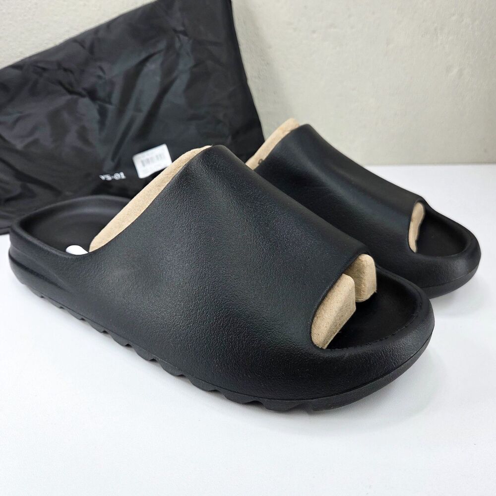 Yeezy Slide YS-01 Onyx Black Lightweight Foam Sandals HQ6448 Sz 13